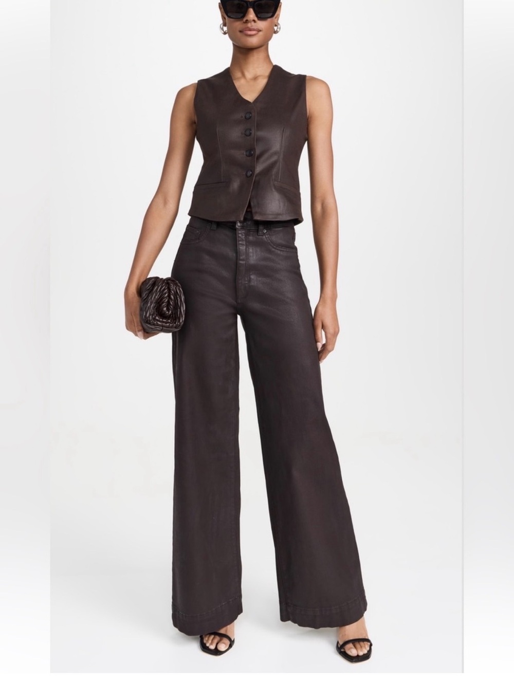 DL1961 Mulberry Hepburn Wide-Leg Pants